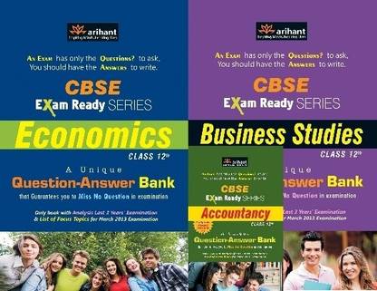 CBSE Commerce Question Bank for Class 12th (Set of 3 Books)