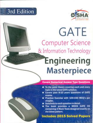 Gate Computer Science & Information Technology Masterpiece 2016 with 4 Mock Test CD
