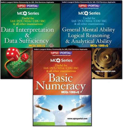 UPSC Portal MCQs CSAT For Paper - 2 (Set of 3 Books)