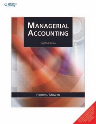 Managerial Accounting 8th  Edition