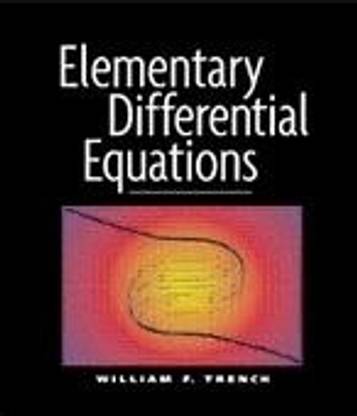 Elementary Differential Equations