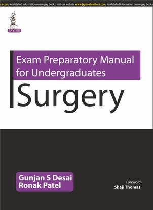 Exam Preparatory Manual for Undergraduates Surgery 1st  Edition