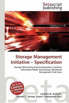 Storage Management Initiative - Specification