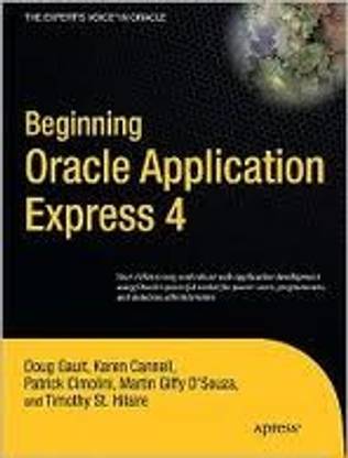 Beginning Oracle Application Express 4 1st Edition