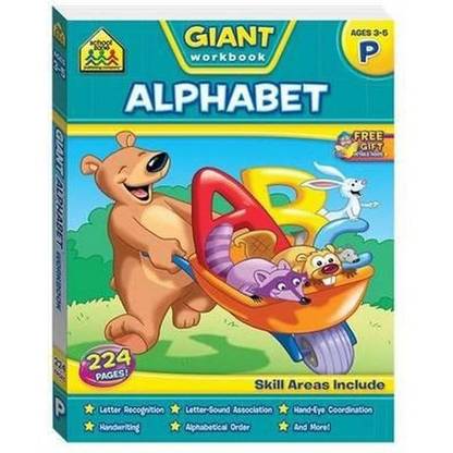 School Zone Giant Alphabet Workbook