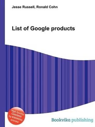 List of Google Products