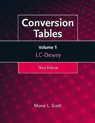 Conversion Tables: Set- Dewey-LC (volume 2), LC-Dewey (volume 1), Subject Headings, LC and Dewey (volume 3) (v. 1-3)