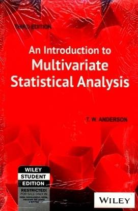 An Introduction to Multivariate Statistical Analysis, 3rd Ed