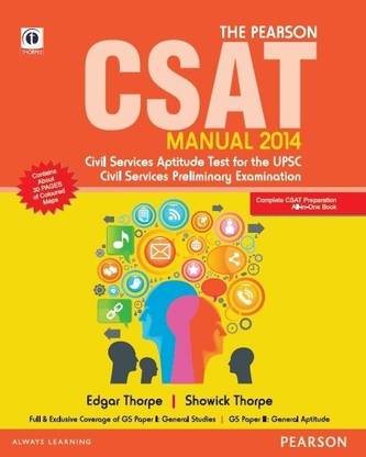 The Pearson CSAT Manual 2014: UPSC Services Aptitude Test for the UPSC Civil Services Examination 1st  Edition