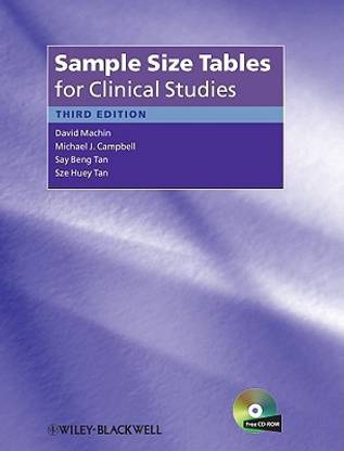 Sample Size Tables for Clinical Studies 3 HAR/CDR 2nd  Edition