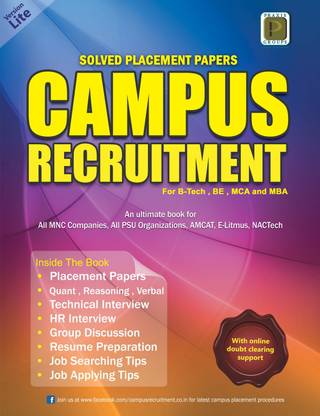 Campus Recruitment Solved Papers 2 Edition