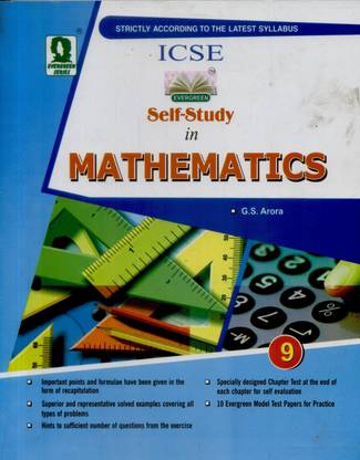 Evergreen ICSE Self-Study in Mathematics Class-9
