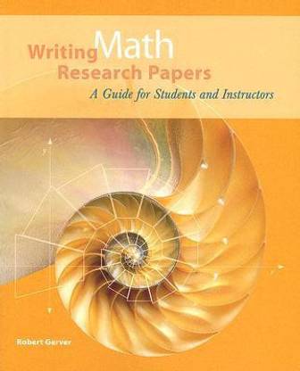 Writing Math Research Papers
