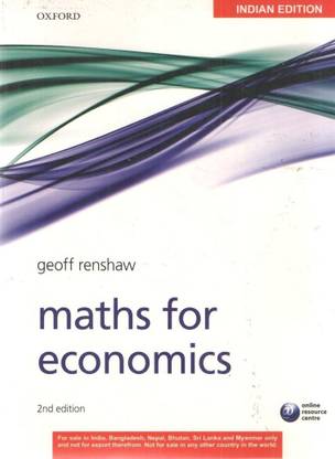 Maths For Economics 2nd Edition 2nd Ed Edition