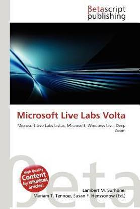 Microsoft Live Labs VOLTA