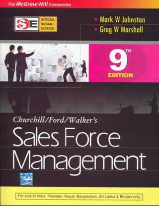 Sales Force Management(Sie) 9th  Edition