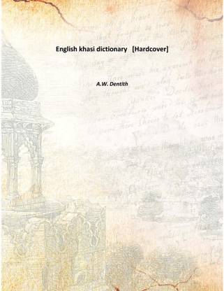 English Khasi Dictionary , [Hardcover]