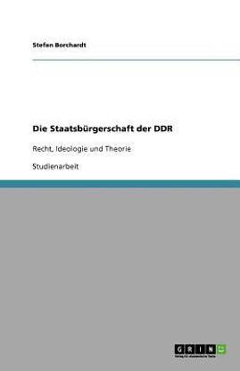 Die Staatsbuergerschaft der DDR