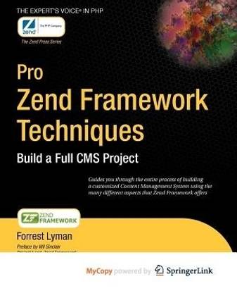 Pro Zend Framework CMS
