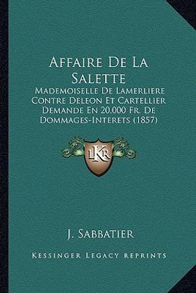Affaire De La Salette