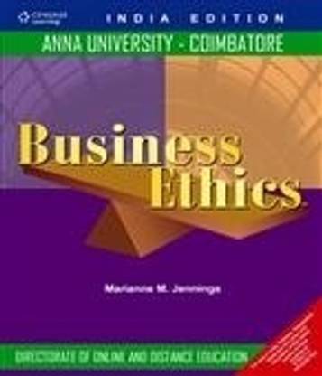 Cases in Business Ethics (Anna University) 1st  Edition