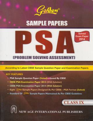 CBSE - Golden Sample Papers PSA (Problem Solving Assessment) Class 9