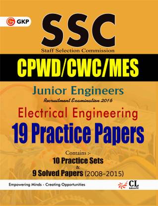 Ssc Junior Engineers (cpwd/cwc/mes) Electrical Engineering 19 Practice Papers
