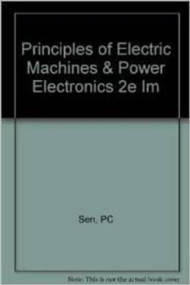 Principles of Electric Machines & Power Electronics 2e Im