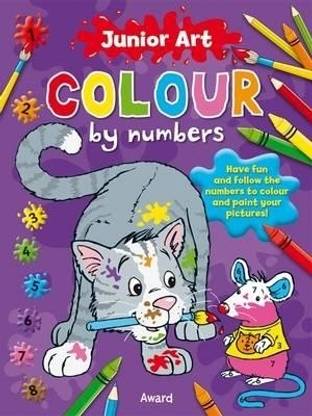 Junior Art Colour By Numbers: Cat  - Colour By Numbers