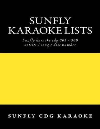 Sunfly Karaoke lists