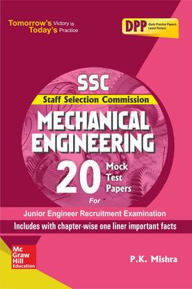 SSC Mechanical Engineering 20 Mock Test Papers