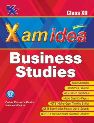 Xam Idea Business Studies for Class - 12th PB 1st  Edition