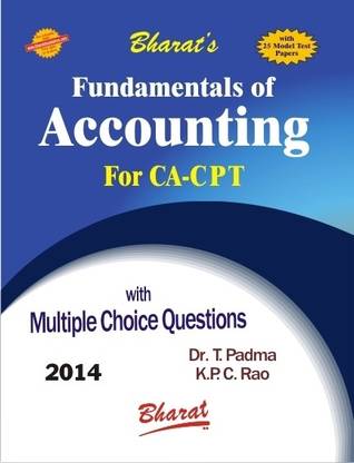 Fundamentals of Accounting for CA - CPT with Multiple Choice Questions - 2014  - With 25 Model Test Papers 1st  Edition