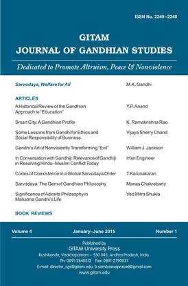 Gitam Journal of Gandhian Studies (Vol. 4 No. 1)