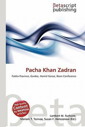 Pacha Khan Zadran