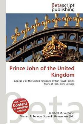 Prince John of the United Kingdom