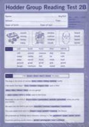 Hodder Group Reading Tests New Edition: Test 2, Form B Pk10