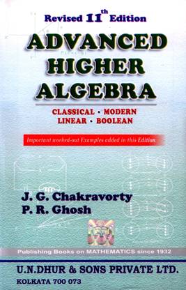 ADVANCED HIGHER ALGEBRA 13th  Edition