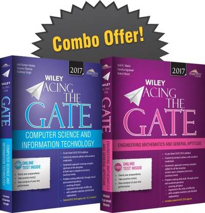 Wiley Acing the Gate: Computer Science and Information Technology, Engineering Mathematics and General Aptitude (Combo Set)