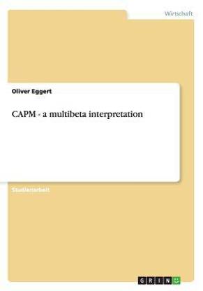 CAPM - a multibeta interpretation