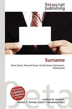 Surname