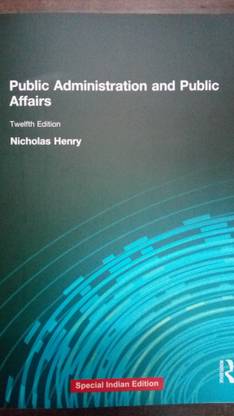 Public Administration and Public Affairs