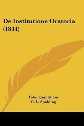 De Institutione Oratoria (1844)