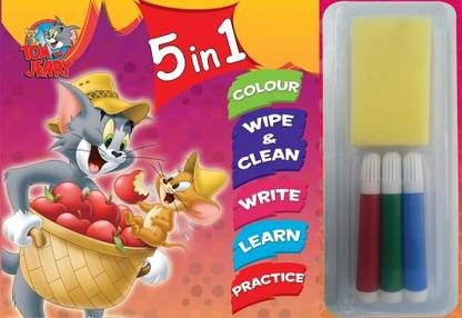 5 in 1 Wipe and Clean - Tom & Jerry