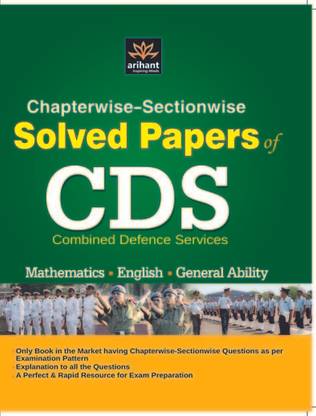 Chapterwise-Sectionwise Solved Paper of CDs Mathematics| English | General Ability 2012 1st Edition
