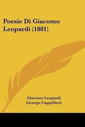 Poesie Di Giacomo Leopardi (1881)