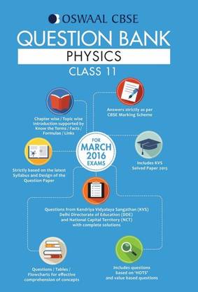 Oswaal Cbse Question Bank Chapter-Wise Solutions For Class 11 Physics