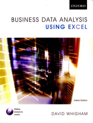 BUSINESS DATA ANALYSIS USING EXCEL 1st  Edition
