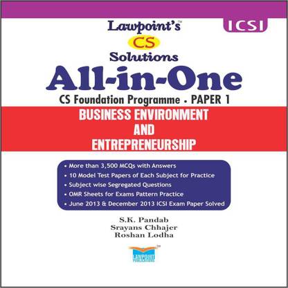 Lawpoint's CS Solutions - All in One - CS Foundation (Set of 4 Books)