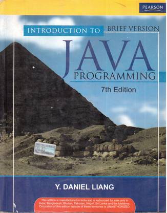 Introduction To Java Programming 7th Edition